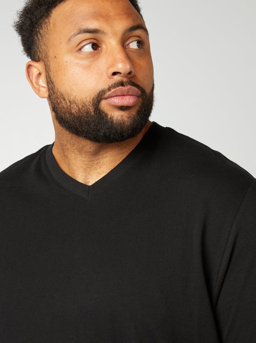 T-shirt met V-hals - Kiabi