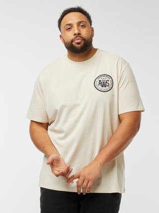 T-shirt met vaderdagprint