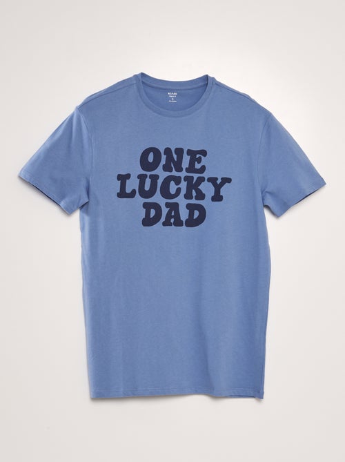 T-shirt met vaderdagprint - Kiabi