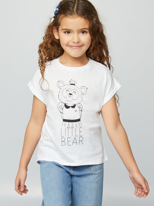 T-shirt met vaderdagprint - Kiabi
