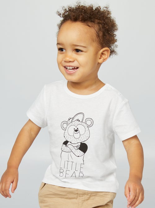 T-shirt met vaderdagprint - Kiabi