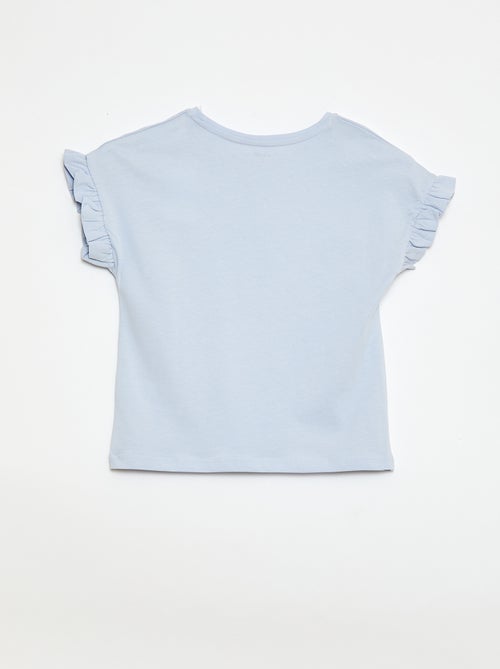 T-shirt met volanmouwen - Kiabi