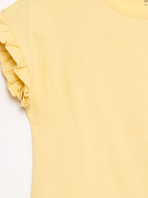 T-shirt met volanmouwen - Kiabi