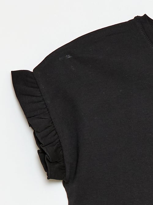 T-shirt met volanmouwen - Kiabi