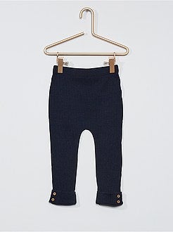 T-shirt met volant + geribde legging - Kiabi