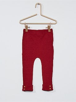 T-shirt met volant + geribde legging - Kiabi