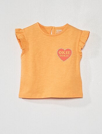 T-shirt met volant - Kiabi