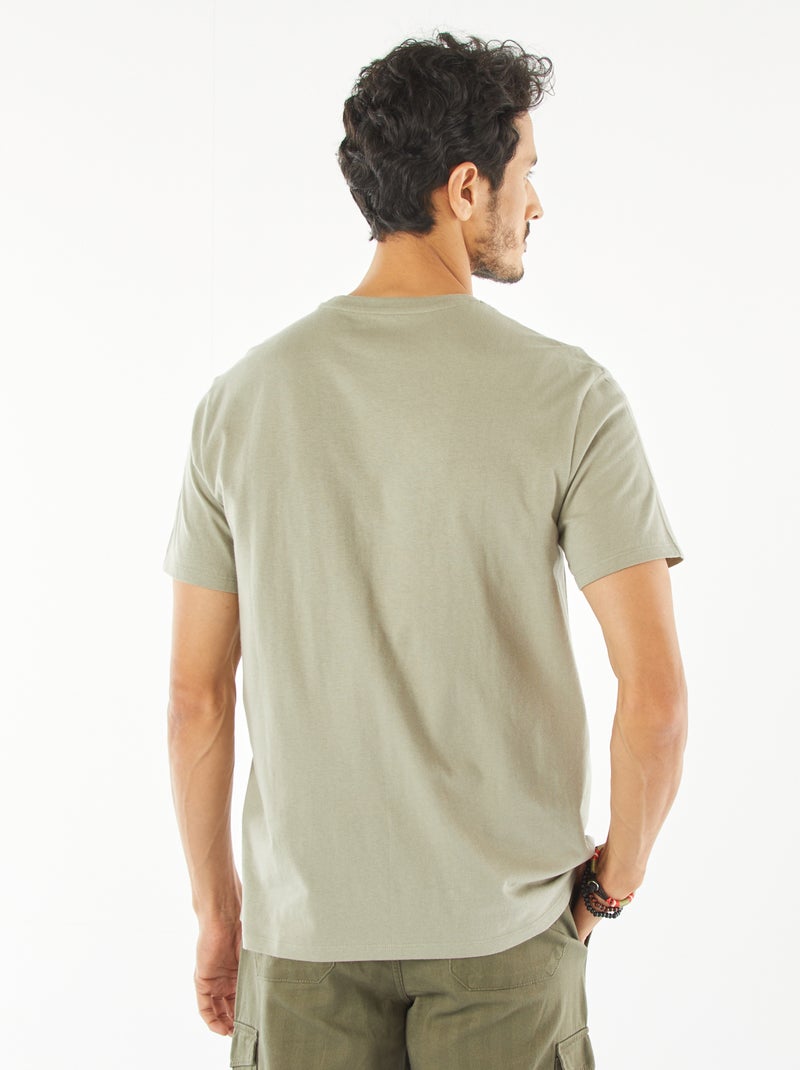 T-shirt met Volkswagenprint en korte mouw GROEN - Kiabi