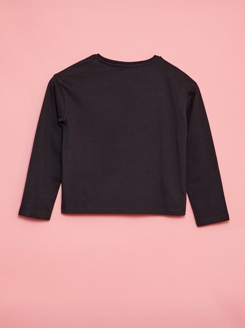 T-shirt met 'Wicked'-print ZWART - Kiabi