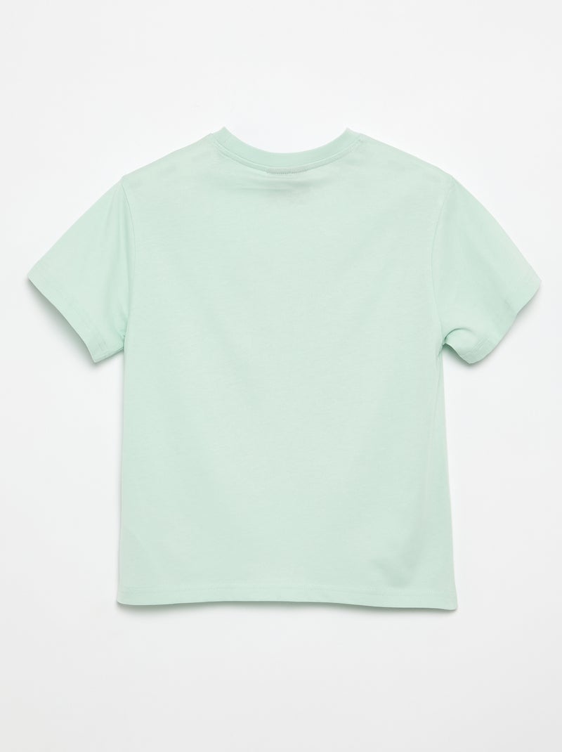 T-shirt 'Minecraft' met korte mouwen Blauw - Kiabi