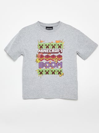 T-shirt 'Minecraft' met korte mouwen
