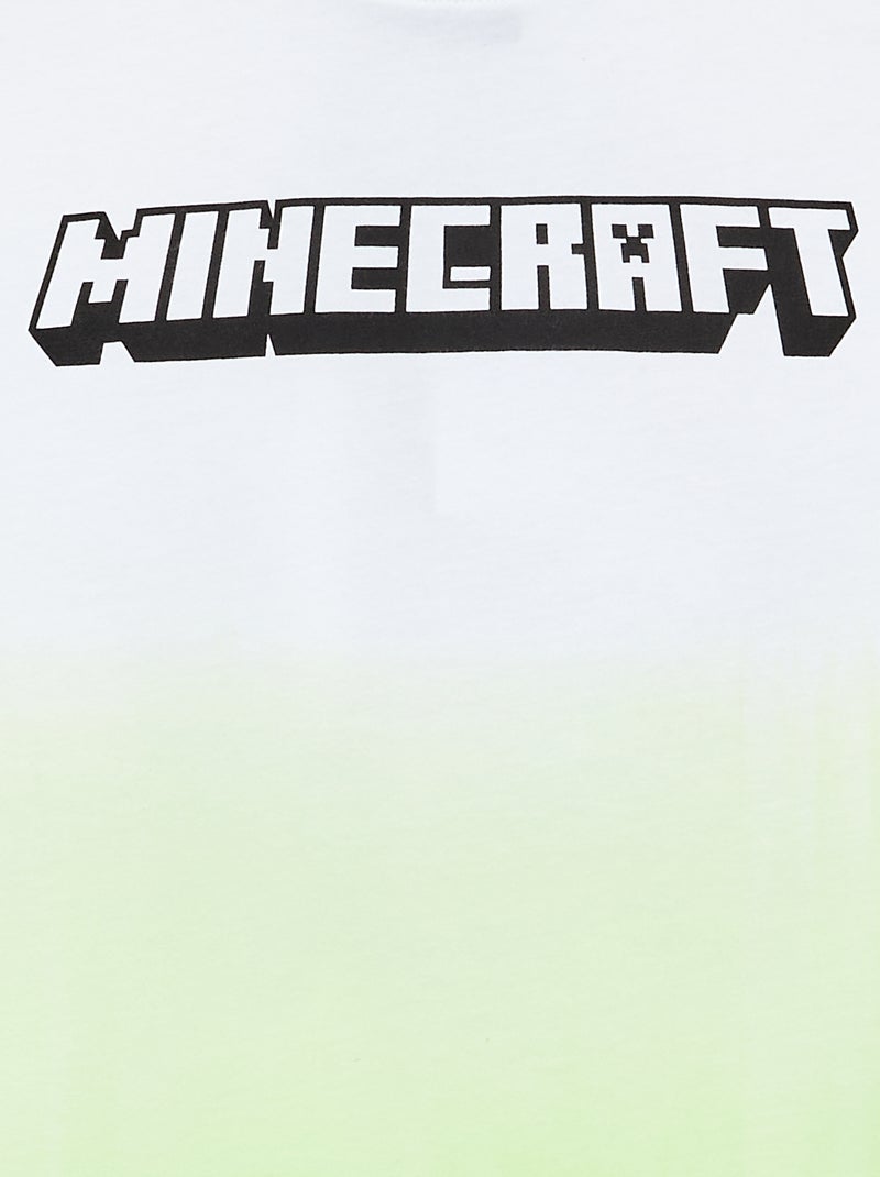 T-shirt 'Minecraft' met korte mouwen Groen - Kiabi