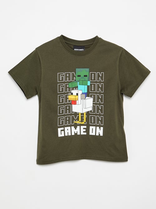 T-shirt 'Minecraft' met korte mouwen - Kiabi