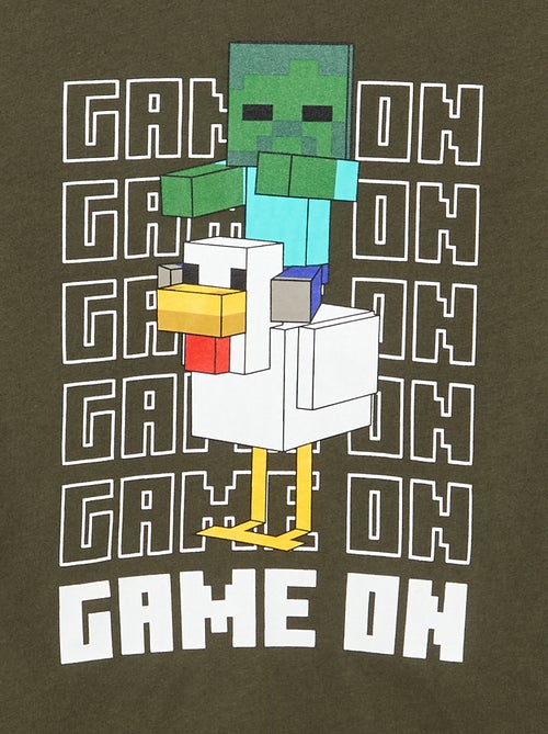 T-shirt 'Minecraft' met korte mouwen - Kiabi