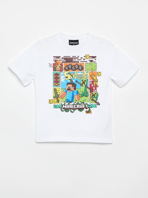 T-shirt 'Minecraft' met korte mouwen - Kiabi
