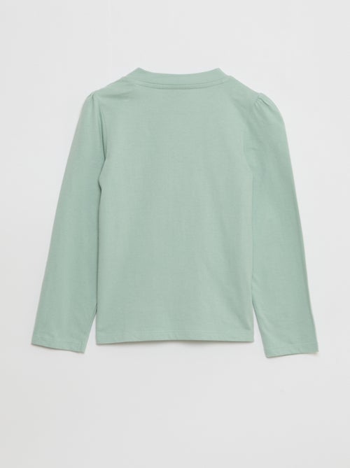 T-shirt 'Minecraft' met lange mouwen - collectie gemakkelijk aan te trekken - Kiabi