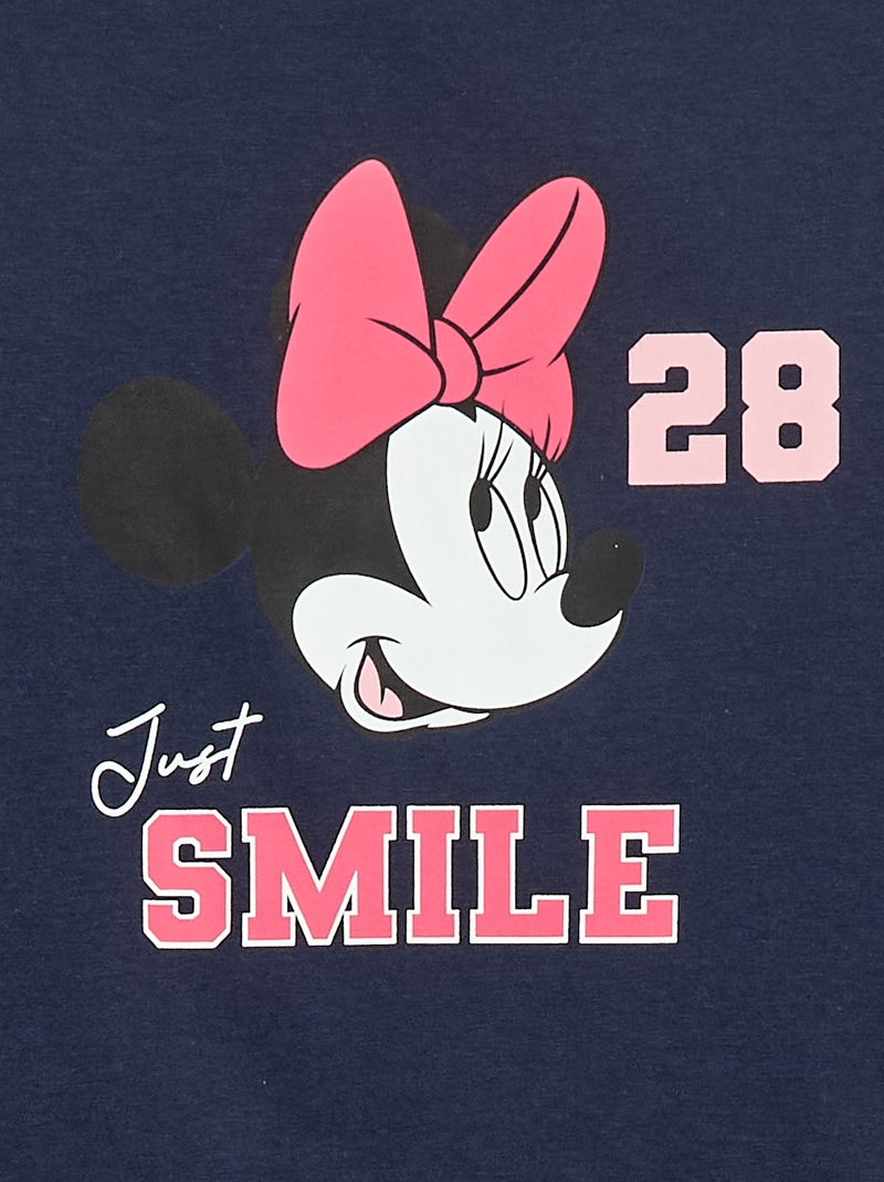 T-shirt 'Minnie' 'Disney' met lange mouwen Blauw - Kiabi