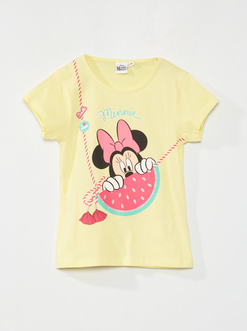 T-shirt 'Minnie' van 'Disney' geel - Kiabi
