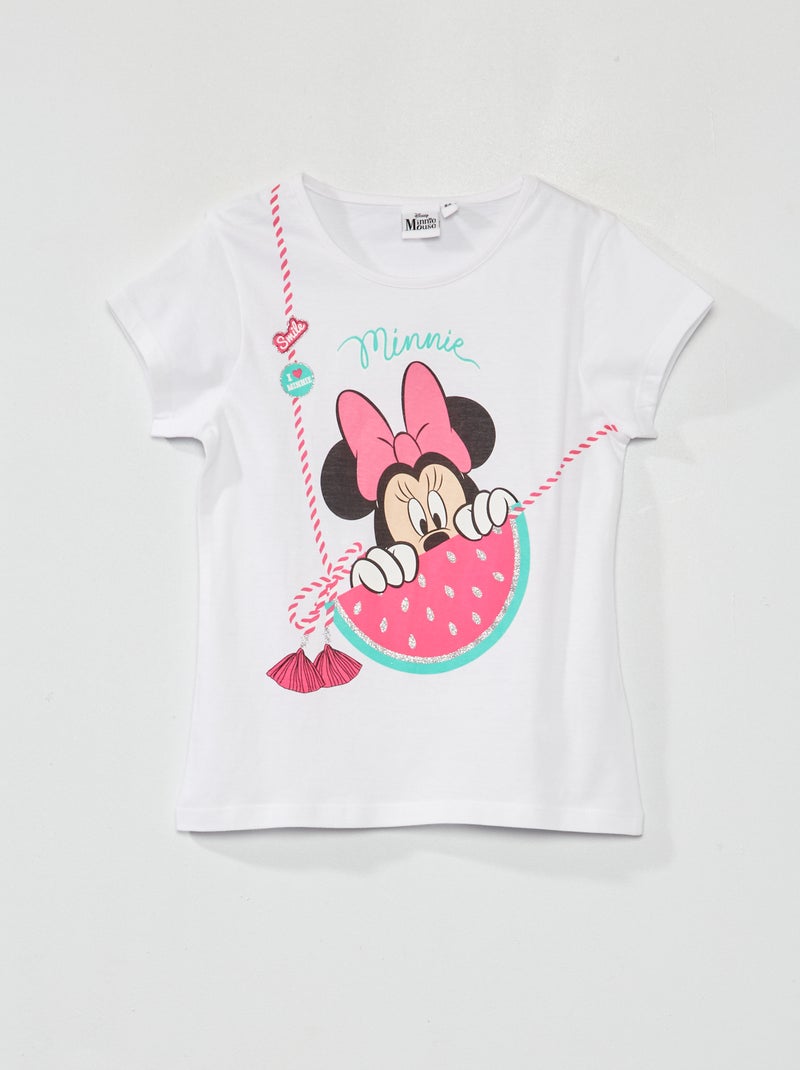 T-shirt 'Minnie' van 'Disney' wit - Kiabi