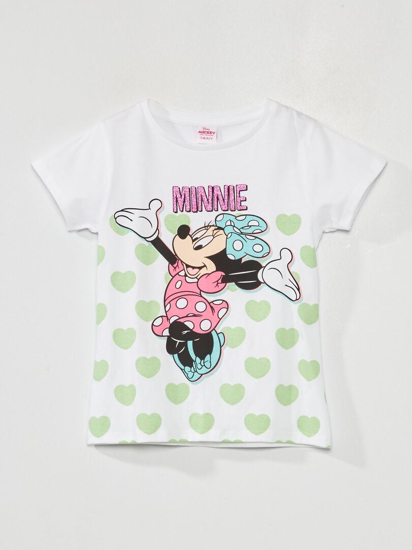 T-shirt 'Minnie' van 'Disney' wit - Kiabi