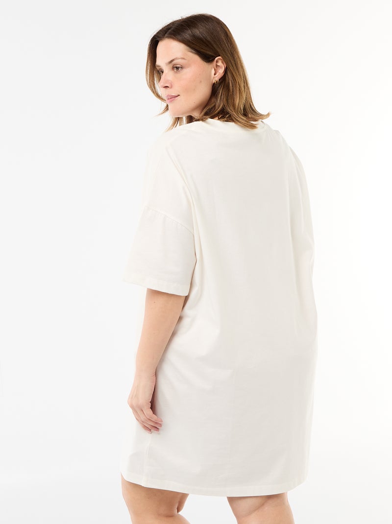T-shirt nachthemd 'Tinkerbel' Wit - Kiabi