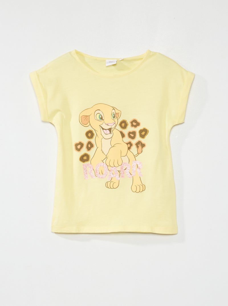 T-shirt 'Nala' 'De Leeuwenkoning' 'Disney' geel - Kiabi