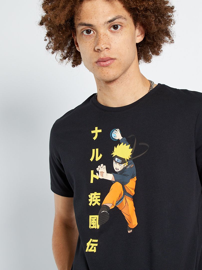 T-shirt 'Naruto' ZWART - Kiabi