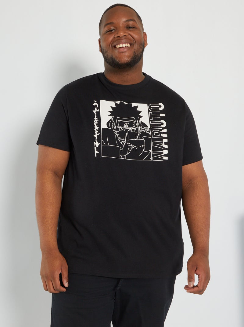 T-shirt 'Naruto' zwart - Kiabi