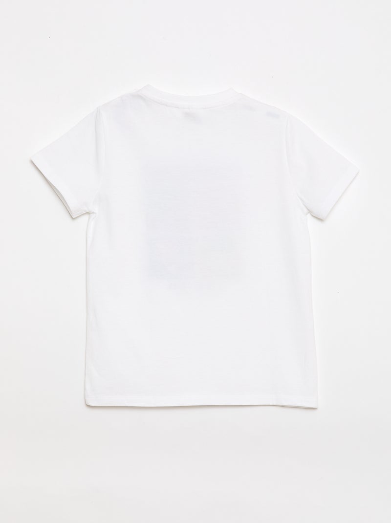 T-shirt 'Nintendo' 'Mario' - Gemakkelijk aan te trekken collectie wit - Kiabi
