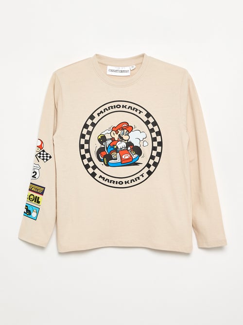 T-shirt 'Nintendo' 'Mario' met lange mouwen - Kiabi