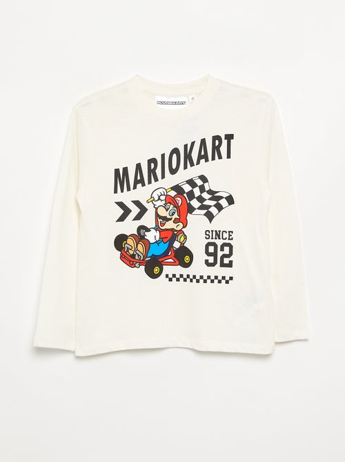 T-shirt 'Nintendo' 'Mario' met lange mouwen - Kiabi