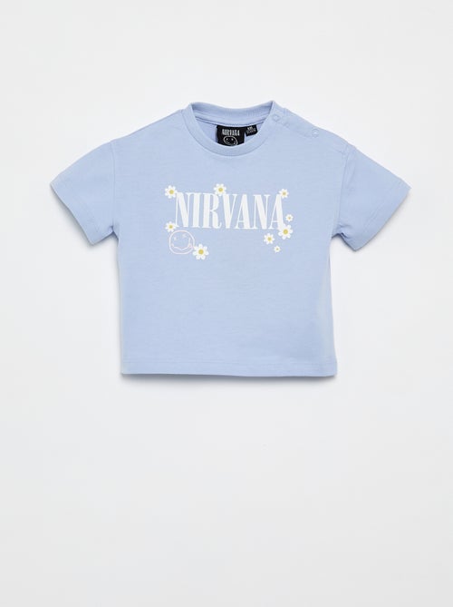 T-shirt 'Nirvana' met korte mouwen - Kiabi