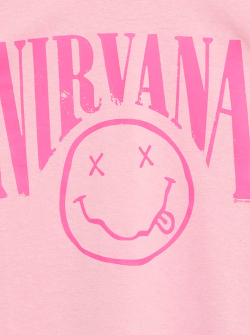 T-shirt 'Nirvana' met korte mouwen - Kiabi