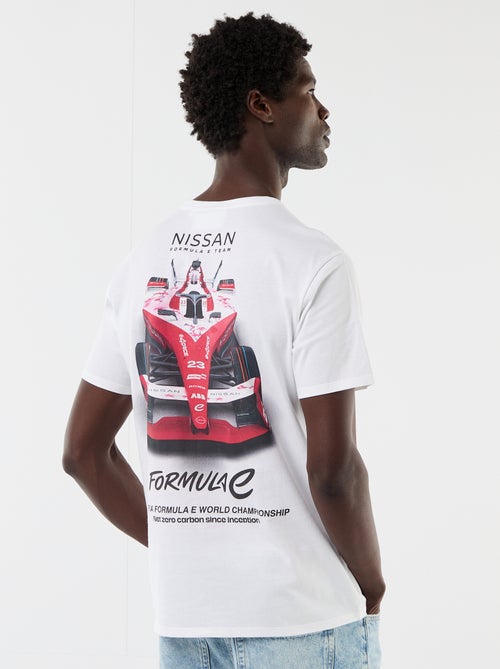 T-shirt 'Nissan' 'Formula E Team' met korte mouwen - Kiabi