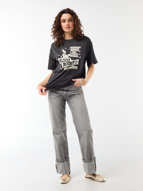 T-shirt 'Olivia Rodrigo' met korte mouwen - Kiabi