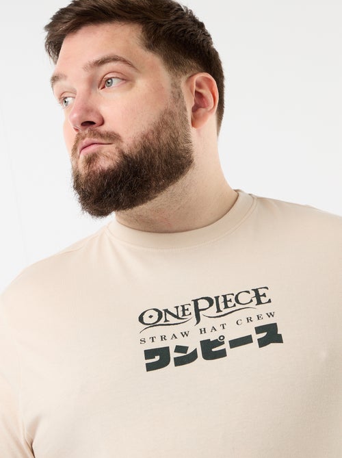 T-shirt 'One Piece' met korte mouwen - Kiabi