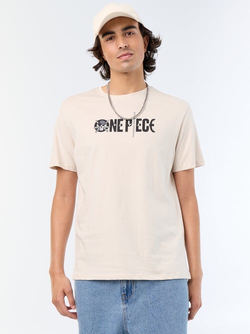 T-shirt 'One Piece' met korte mouwen - Kiabi