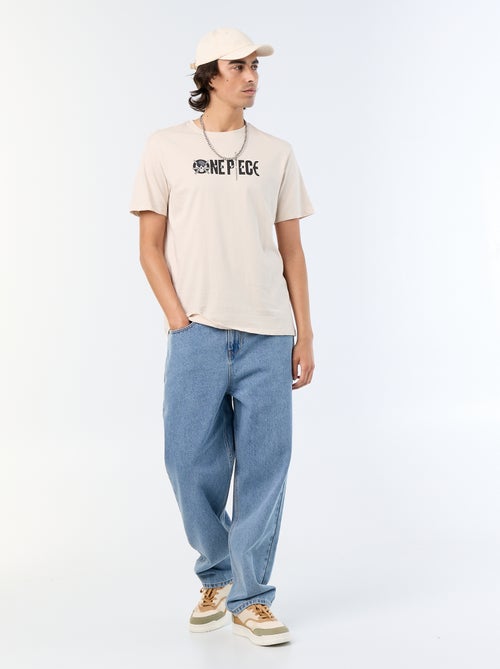 T-shirt 'One Piece' met korte mouwen - Kiabi