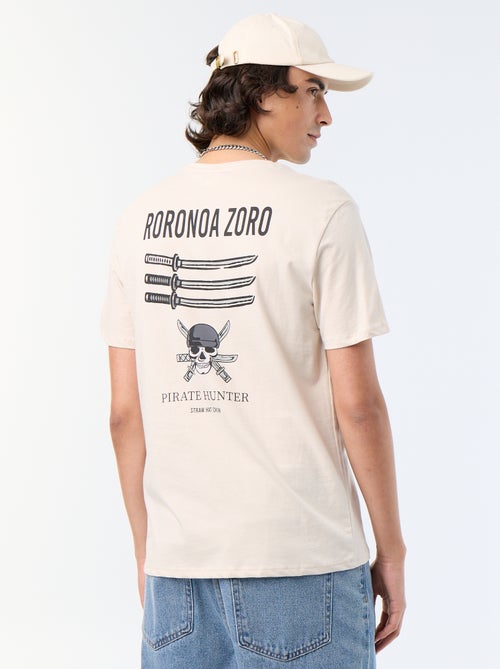 T-shirt 'One Piece' met korte mouwen - Kiabi
