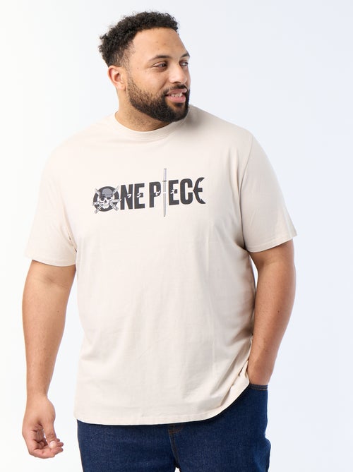 T-shirt 'One Piece' met korte mouwen - Kiabi