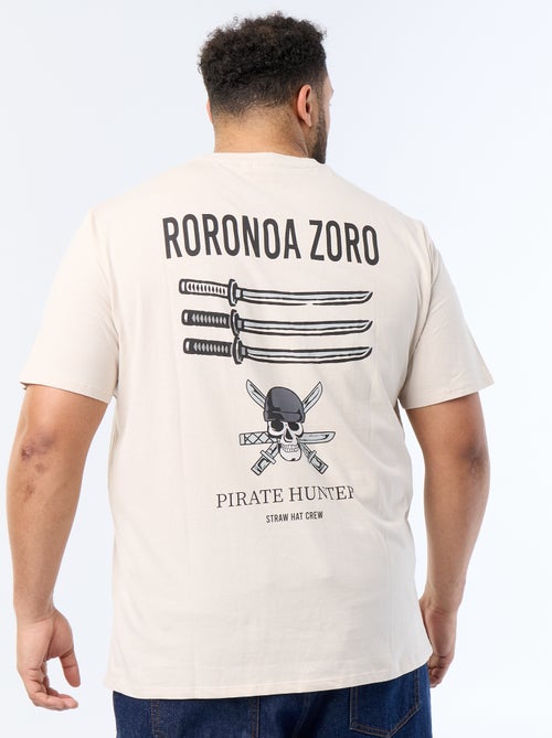 T-shirt 'One Piece' met korte mouwen - Kiabi