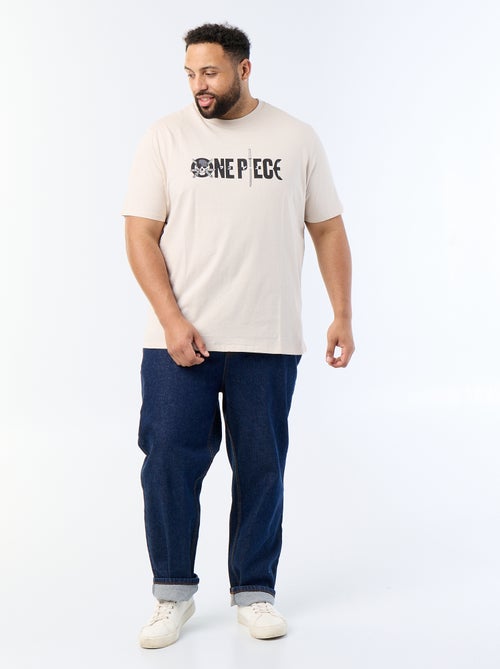 T-shirt 'One Piece' met korte mouwen - Kiabi