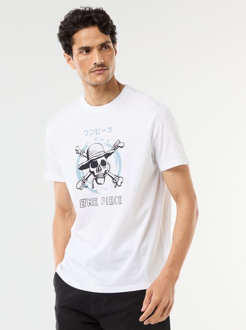 T-shirt 'One Piece' met korte mouwen - Kiabi