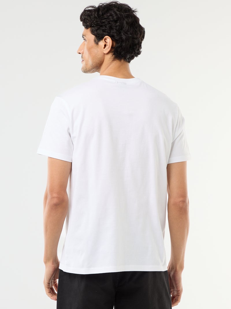 T-shirt 'One Piece' met korte mouwen Wit - Kiabi