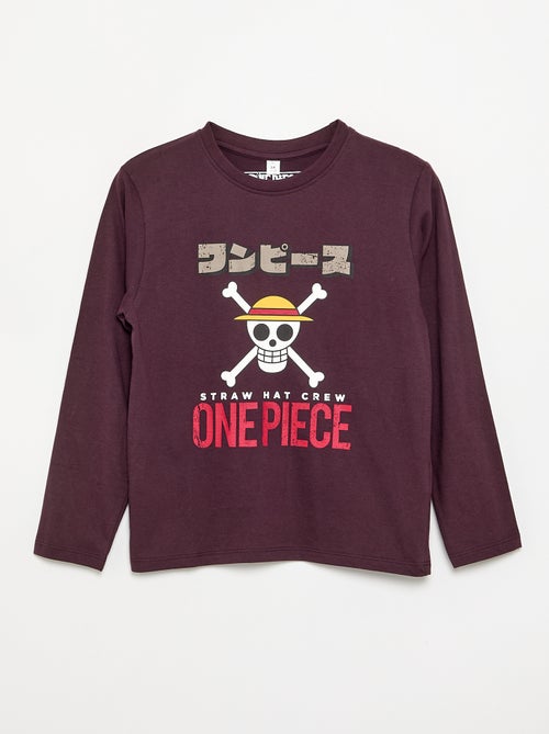 T-shirt 'One Piece' met lange mouwen - Kiabi