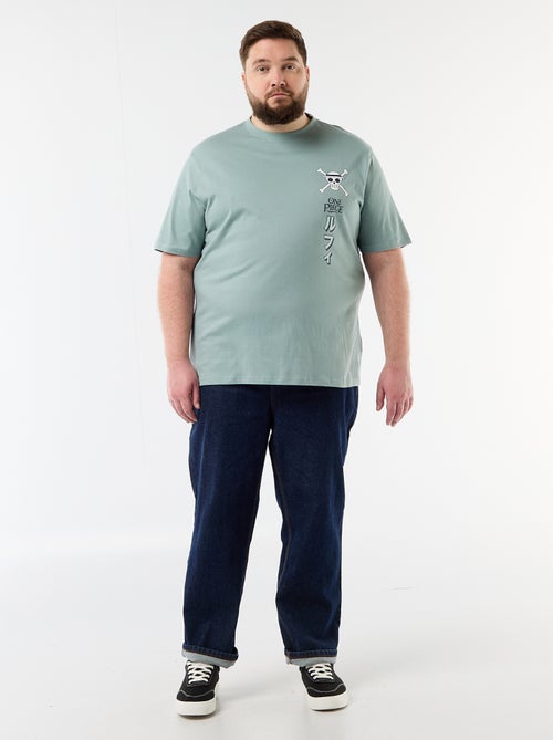 T-shirt 'One Piece' met print voor- en achterkant - Kiabi