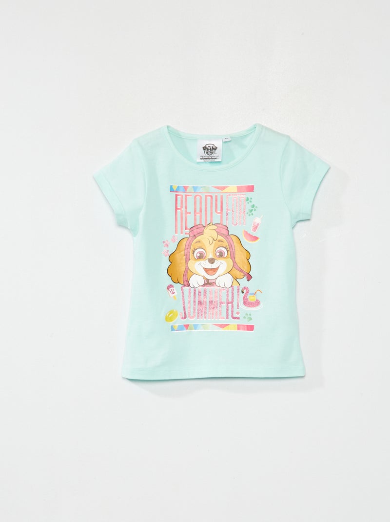 T-shirt 'PAW Patrol' BLAUW - Kiabi
