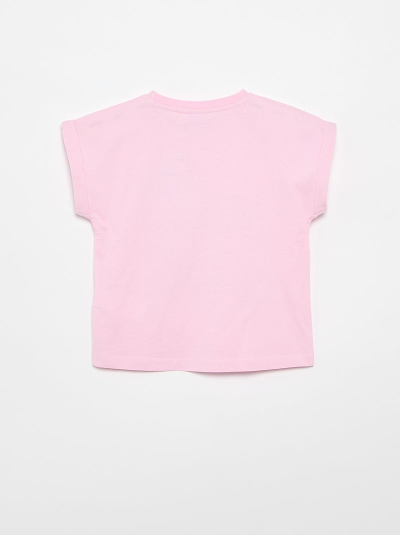 T-shirt 'Paw Patrol' met korte mouwen Rose - Kiabi