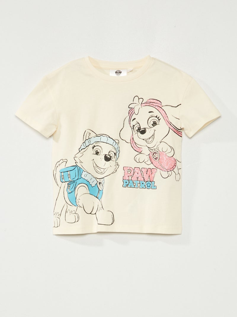 T-shirt Manches Longues Paw Patrol Pour Fille - Taille 3 Ans, 100% Coton