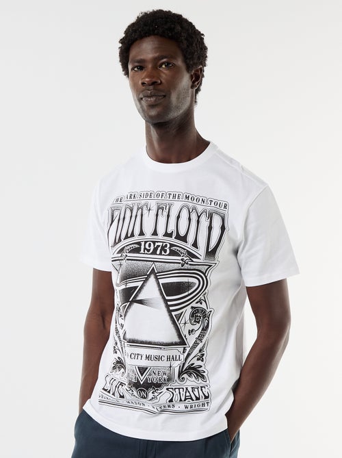 T-shirt 'Pink Floyd' met korte mouwen - Kiabi